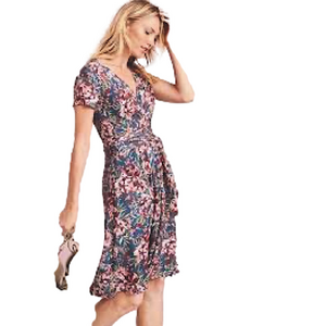 GARNET HILL ‘The Wrap Dress’ Floral